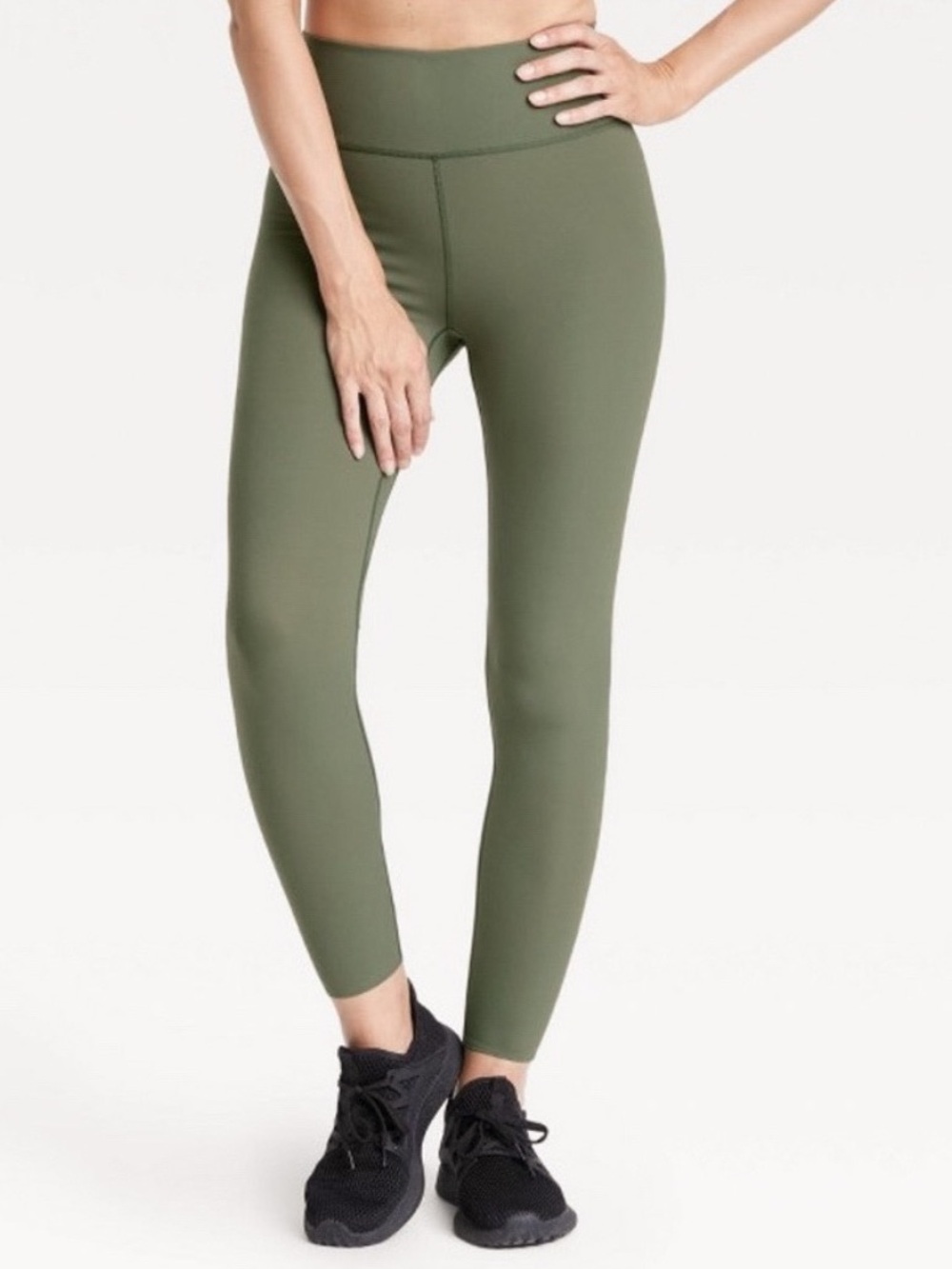 All In Motion | NWT Premium Elongate High-Rise Everyday 7/8 Leggings Olive Gray